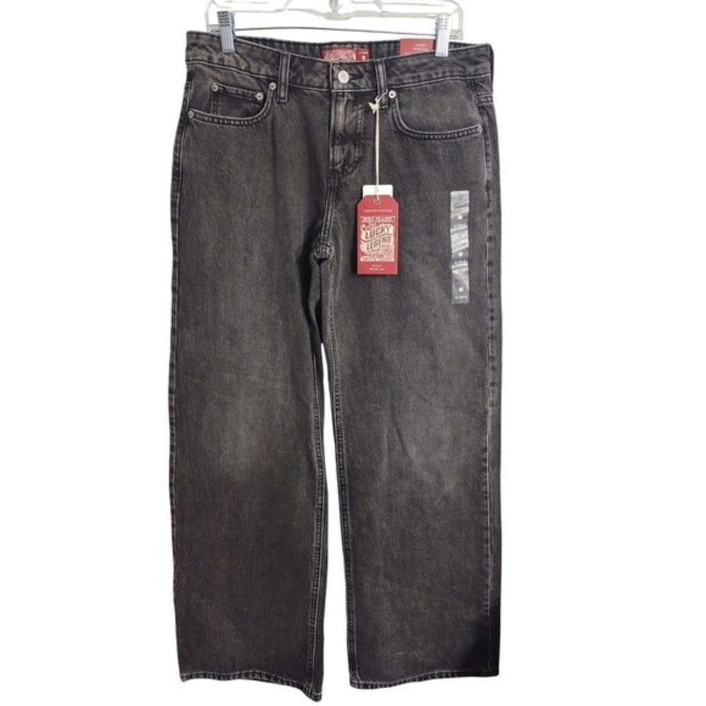 Lucky Brand Lucky Legend Baggy Wide Leg Relaxed Boho‎ Goth Skater Grunge Jean 28